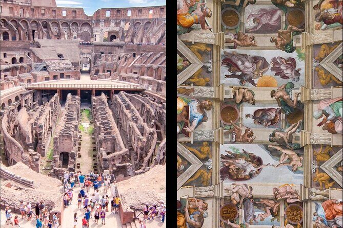 1-Day Rome: Vatican & Colosseum Tour - Entering the Colosseum without the long line stress