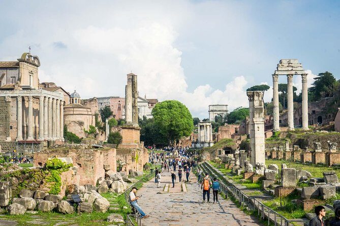Colosseum and Roman Forum Group Tour or Audio Guided tours - Three Sites, One Ticketed Day: Colosseum, Palatine Hill, Roman Forum