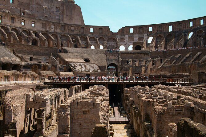 Colosseum, Roman Forum and Palatine Hill Audio Guided Tour - Entering the Colosseum: first and second tiers at your pace
