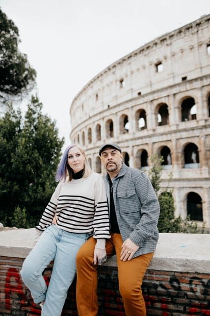 Mini Photo-session at Colosseum with Photographer - Optional upgrades: video reels and Vespa sunrise sessions