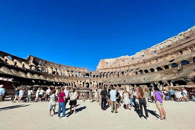 Rome: Colosseum, Roman Forum & Palatine Hill Visit + Audio Guide - Entering The Colosseum: Skip the Ticket Line, Follow Security