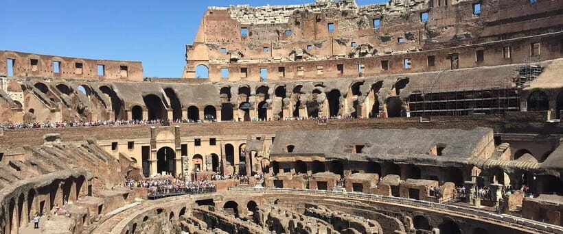Rome: Colosseum VR Experience - Roman Forum and Palatine: using included audio guide smartly